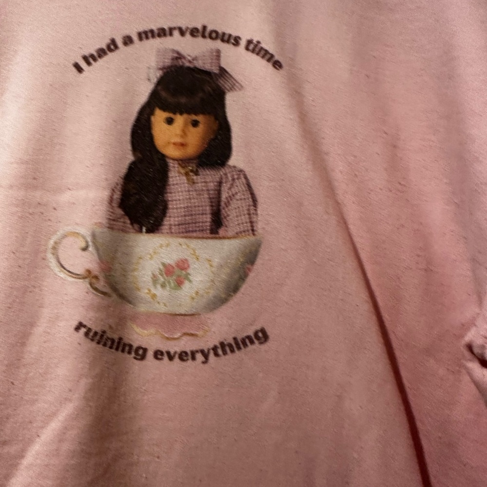Used Taylor Swift American Girl Sweatshirt with Doll Print